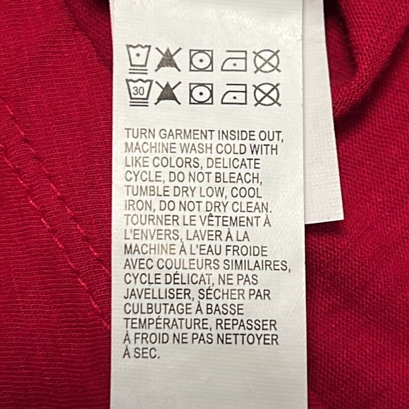 Lucky Brand Dark Pink Embroidered Short Sleeve Shirt - Picture 16 of 16